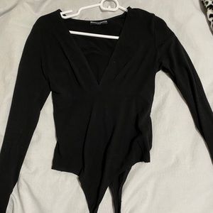 brandy black body suit